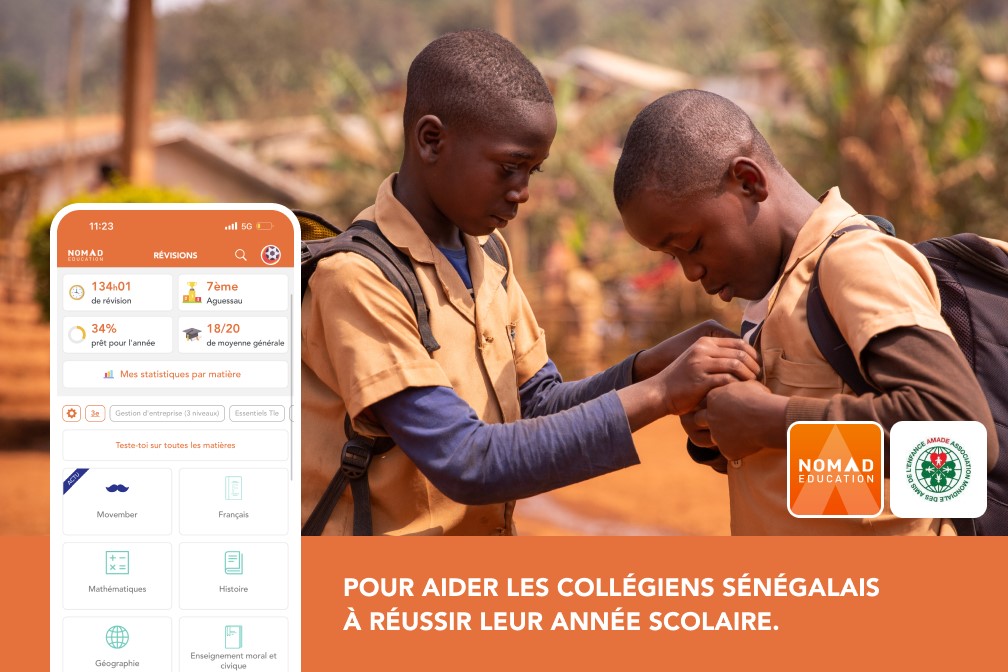 Faciliter l'apprentissage des collégiens sénégalais à travers le digital