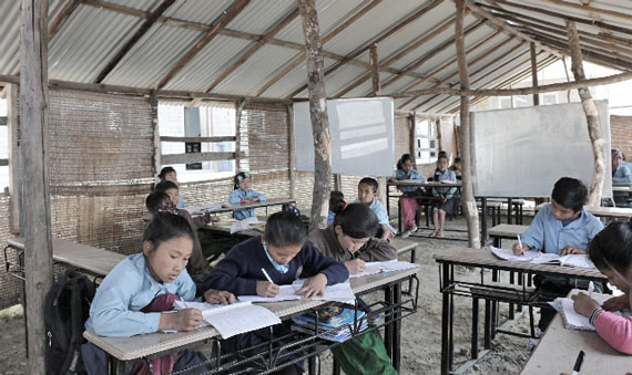 Earthquake in Nepal - Réhabilitation of the primary school of Salleri-7